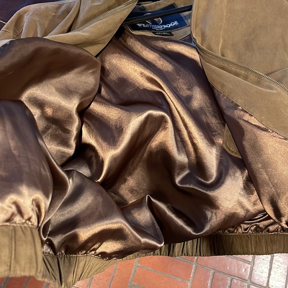 Vegan Suede bomber jacket - Picture 14 of 16